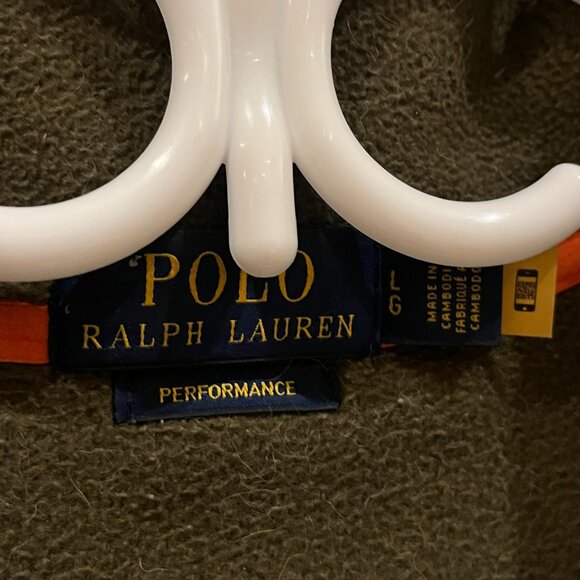 Ralph Lauren Fleece Mockneck Pullover Olive Army Green YSL Laurent Gucci RRL L - Picture 5 of 8